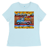 Baby Blue american truck tumbler Ladies Tee - HRA Design Shop