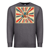 Charcoal Heather retro america Premium Sweatshirt - TumblerDesignByShophia