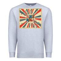 Heather Grey retro america Premium Sweatshirt - TumblerDesignByShophia