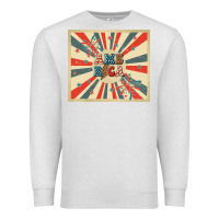 Oatmeal Heather retro america Premium Sweatshirt - TumblerDesignByShophia
