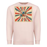 Pale Pink retro america Premium Sweatshirt - TumblerDesignByShophia