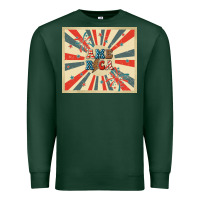 Sports Green retro america Premium Sweatshirt - TumblerDesignByShophia