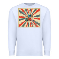 White retro america Premium Sweatshirt - TumblerDesignByShophia