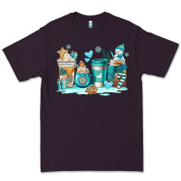 Plum winter coffe cups Premium Tee - AdoDesignShop