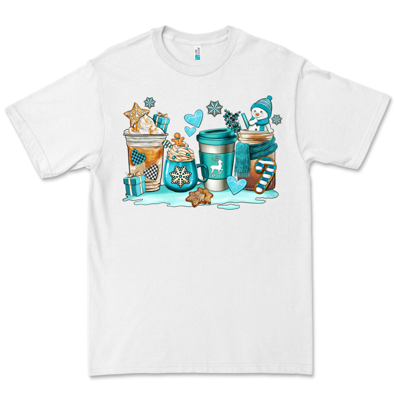 Winter Coffe Cups Premium Tee by AdoDesignShop | Teevron