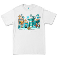 White winter coffe cups Premium Tee - AdoDesignShop