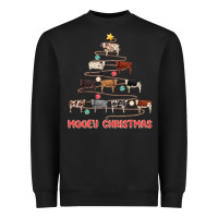 Black mooey christmas Heavyweight Sweatshirt - MaliasSmallBusiness