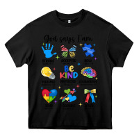 Black god says i am autism Heavy Core Tee - JahusDesignShop