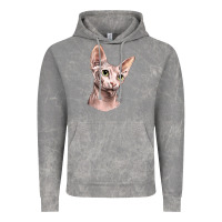 Cloud Rock Sphynx Cat Vintage Hoodie - LillyAllenDesigns