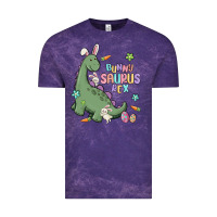Cloud Purple bunny saurus rex Vintage Tee - MaliasSmallBusiness