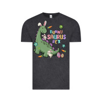 Vintage Black bunny saurus rex Vintage Tee - MaliasSmallBusiness