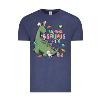 Vintage Denim bunny saurus rex Vintage Tee - MaliasSmallBusiness