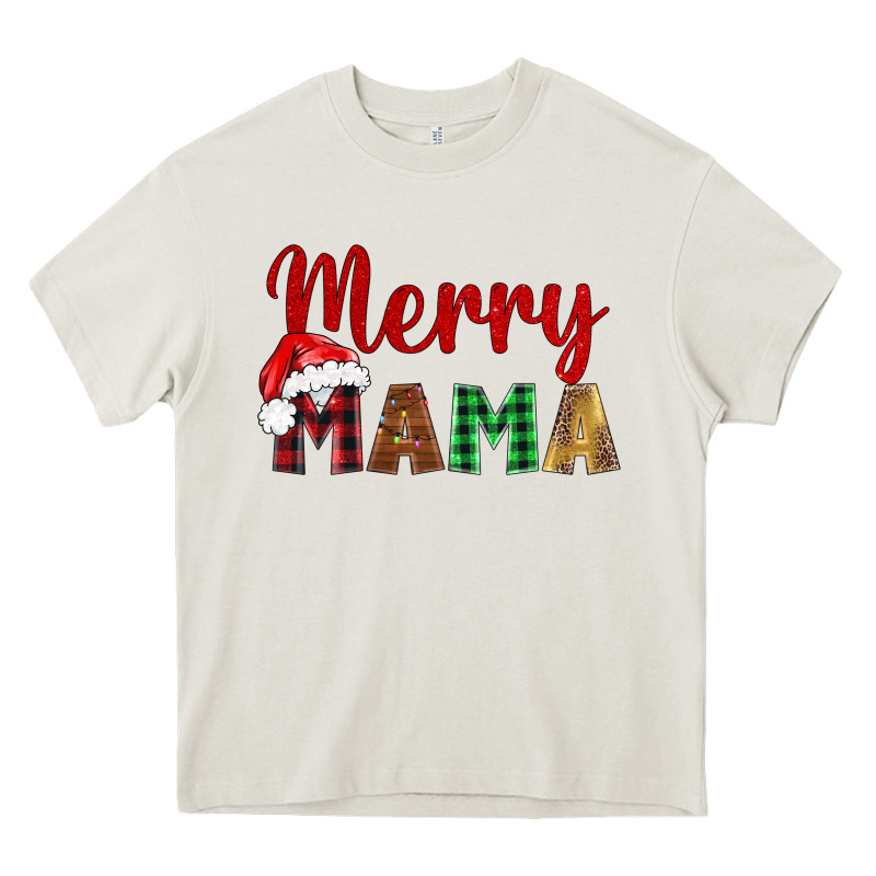 Merry Mama Heavy Core Tee by BarkalooDesign | Teevron
