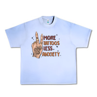 Grape Ice more tattoos less anxiety Urban Heavy Tee - MaliasSmallBusiness