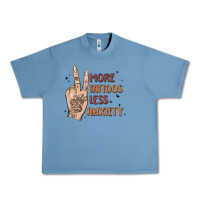 Pebble Blue more tattoos less anxiety Urban Heavy Tee - MaliasSmallBusiness