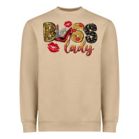 Boss Lady With Money Heavyweight Sweatshirt | Teevron