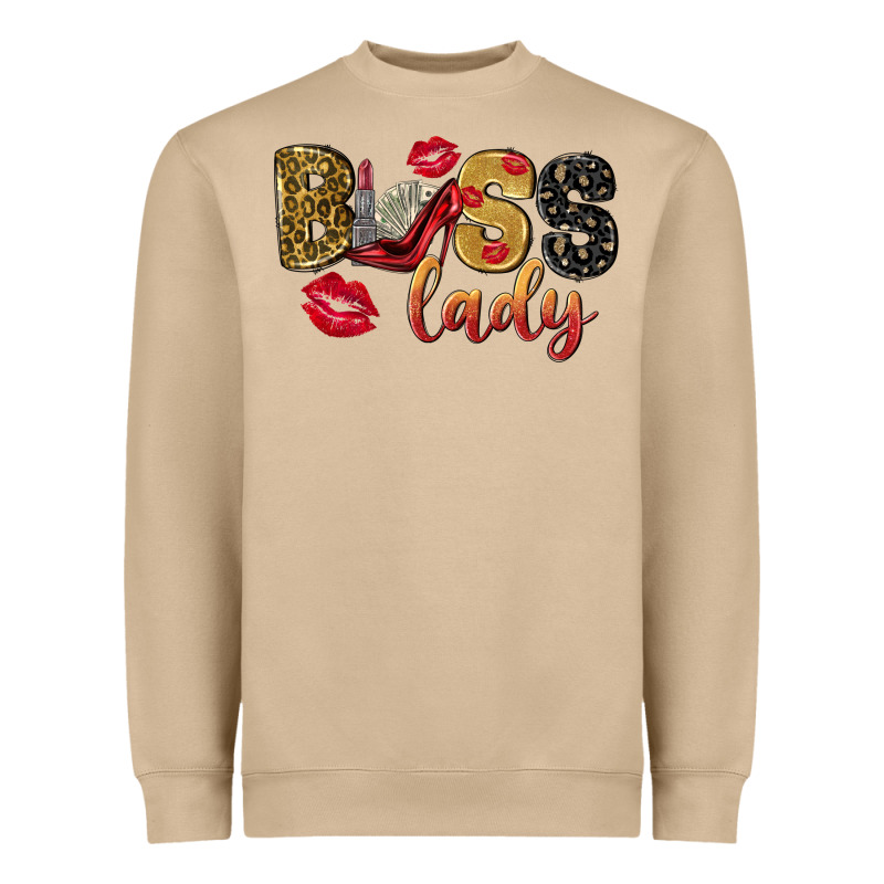 Boss Lady With Money Heavyweight Sweatshirt by NancyCooperArtShop | Teevron