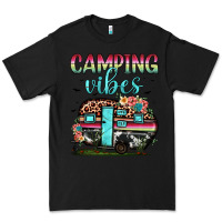Black camping vibes Premium Tee - JahusDesignShop