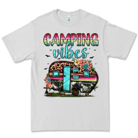 Dove Grey camping vibes Premium Tee - JahusDesignShop
