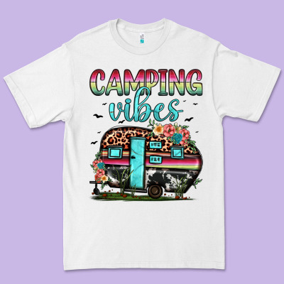 Camping Vibes Premium Tee Designed By Jahusdesignshop