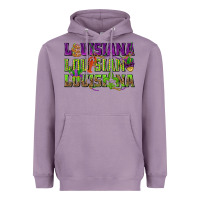 Lavender Louisiana Louisiana Louisiana Heavyweight Hoodie - HowdyJamesFarm