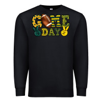 Black Game day yellow and green team color Premium Sweatshirt - HowdyJamesFarm