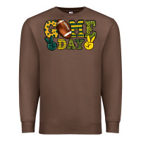 Chestnut Game day yellow and green team color Premium Sweatshirt - HowdyJamesFarm