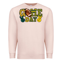 Game Day Yellow And Green Team Color Premium Sweatshirt | Teevron