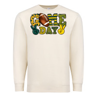 Sandshell Game day yellow and green team color Premium Sweatshirt - HowdyJamesFarm