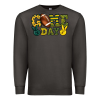 Smoke Game day yellow and green team color Premium Sweatshirt - HowdyJamesFarm