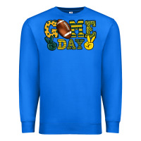 True Royal Game day yellow and green team color Premium Sweatshirt - HowdyJamesFarm
