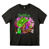 Asphalt spooky cowgirl  halloween Heavy Core Tee - AdoDesignShop