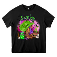Black spooky cowgirl  halloween Heavy Core Tee - AdoDesignShop