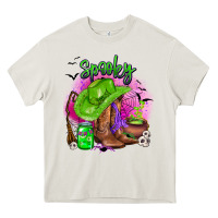 Cream spooky cowgirl  halloween Heavy Core Tee - AdoDesignShop