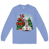 Colony Blue christmas church oh holy night Long Sleeve Tee - MaliasSmallBusiness