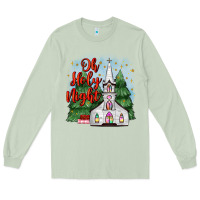 Matcha christmas church oh holy night Long Sleeve Tee - MaliasSmallBusiness
