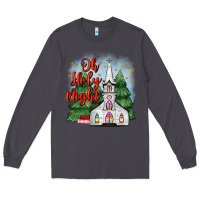 Smoke christmas church oh holy night Long Sleeve Tee - MaliasSmallBusiness