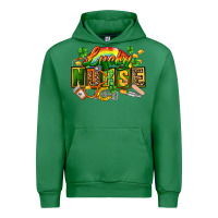 Emerald lucky nurse Urban Hoodie - FaDigitalArtStudio