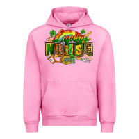 Fuchsia Pink lucky nurse Urban Hoodie - FaDigitalArtStudio