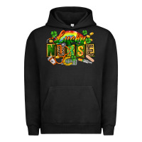 Pigment Black lucky nurse Urban Hoodie - FaDigitalArtStudio