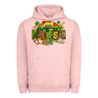 Pigment Salmon lucky nurse Urban Hoodie - FaDigitalArtStudio