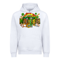 White lucky nurse Urban Hoodie - FaDigitalArtStudio