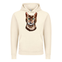 Vintage Artic Bengal Cat Face Vintage Hoodie - LillyAllenDesigns