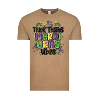 Vintage Coffee thick thighs mardi gras vibes Vintage Tee - MaliasSmallBusiness