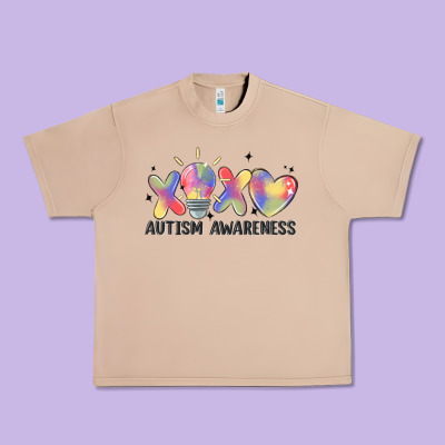 Autism Awareness Urban Heavy Tee Designed By Maliassmallbusiness