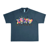 Midnight Navy autism awareness Urban Heavy Tee - MaliasSmallBusiness