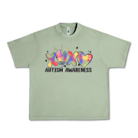 Oil Green autism awareness Urban Heavy Tee - MaliasSmallBusiness