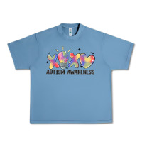 Pebble Blue autism awareness Urban Heavy Tee - MaliasSmallBusiness