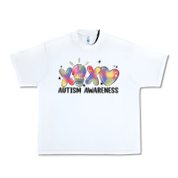 White autism awareness Urban Heavy Tee - MaliasSmallBusiness