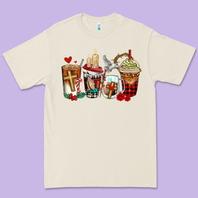 Religious Coffee Cups Premium Tee Designed By Adodesignshop
